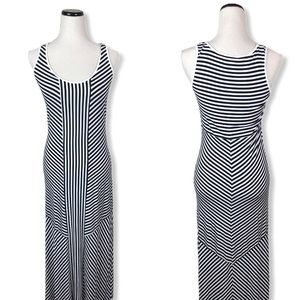 Jana striped maxi dress